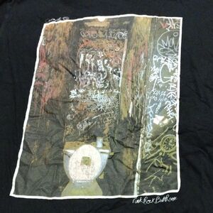 Black Graphic T-Shirt with Graffiti Design